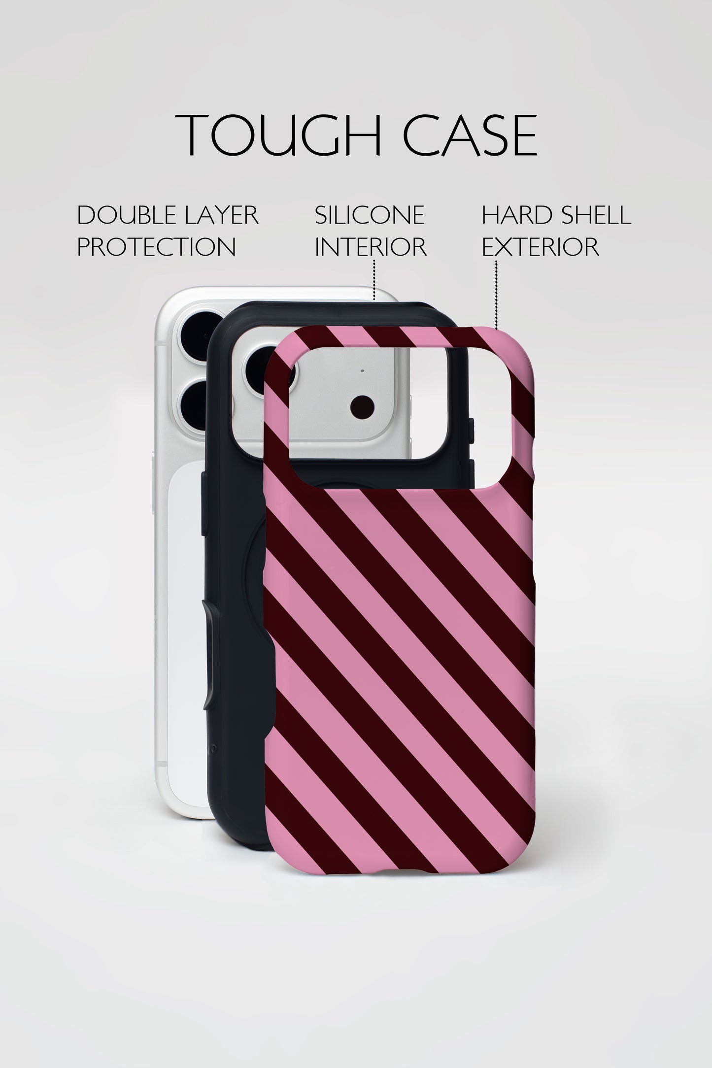 Candy Stripe Armoured Phone Case.