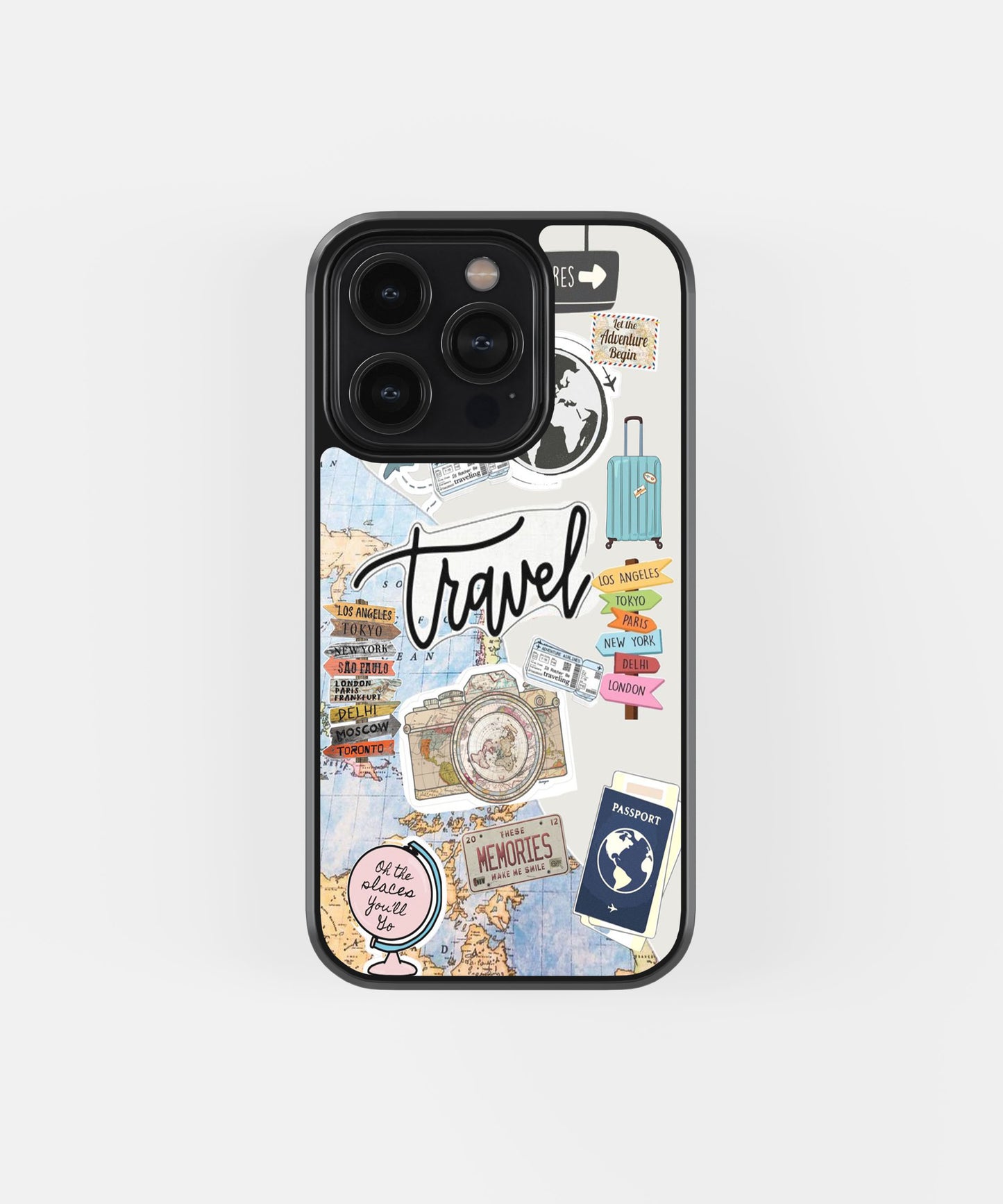 Vintage World Map Phone Case.