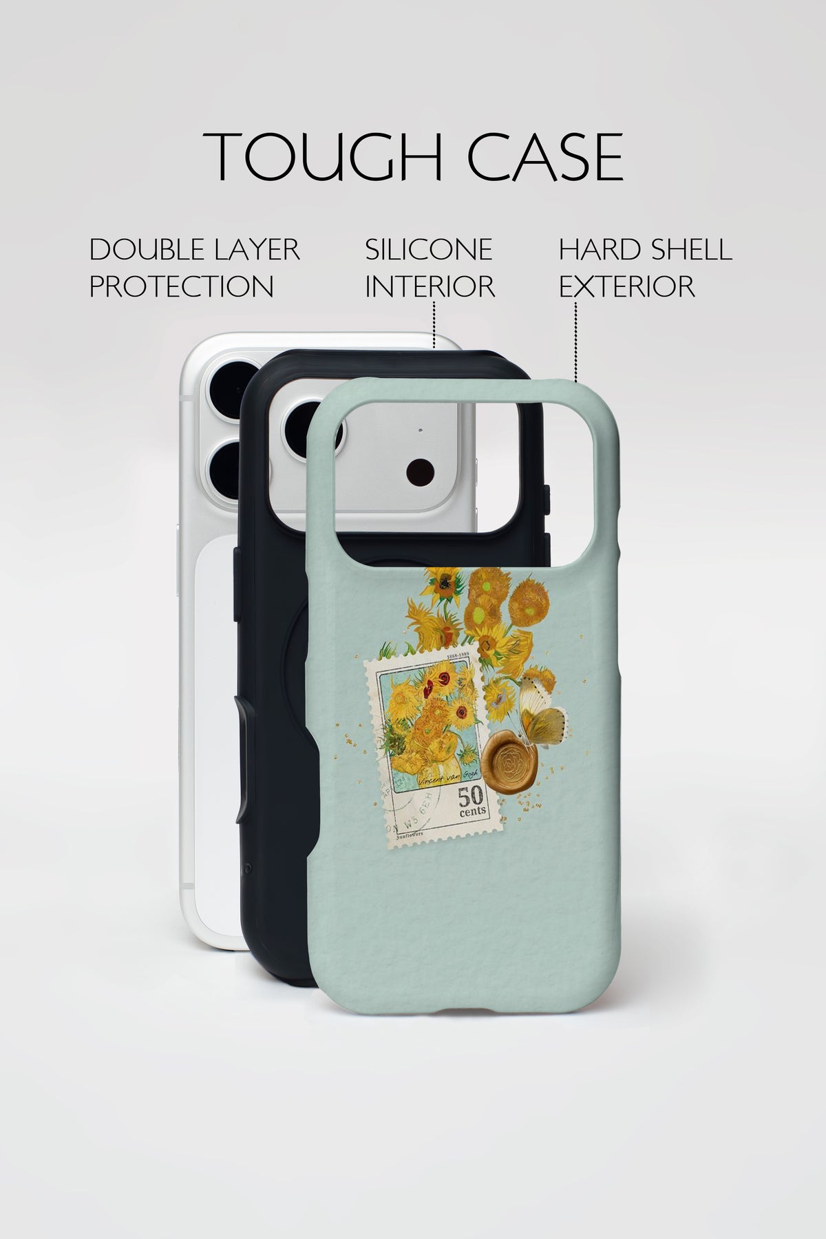 Sunflower Postcard Armoured Phone Case
