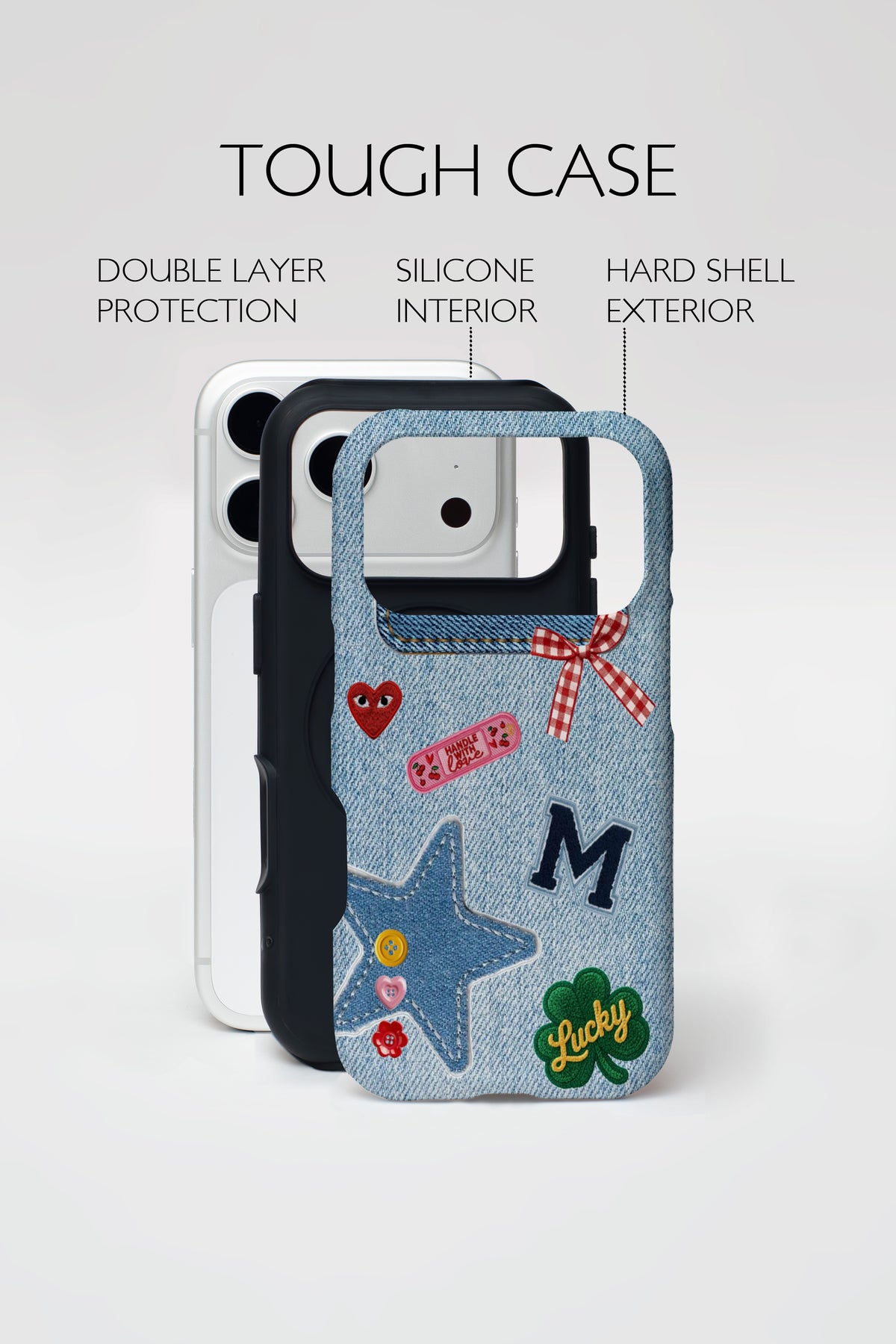 Denim Charm Armoured Case.