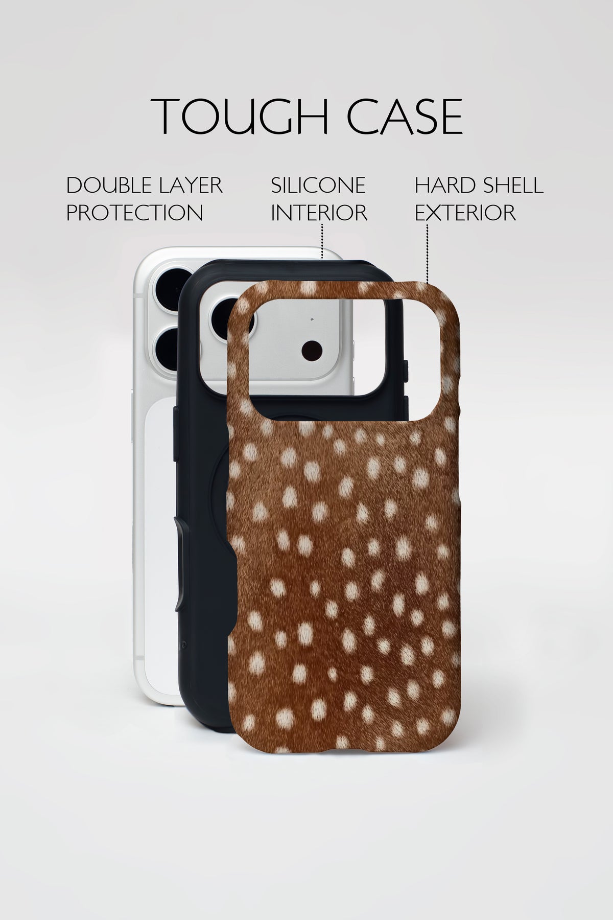 Fawn Print Armoured Case.