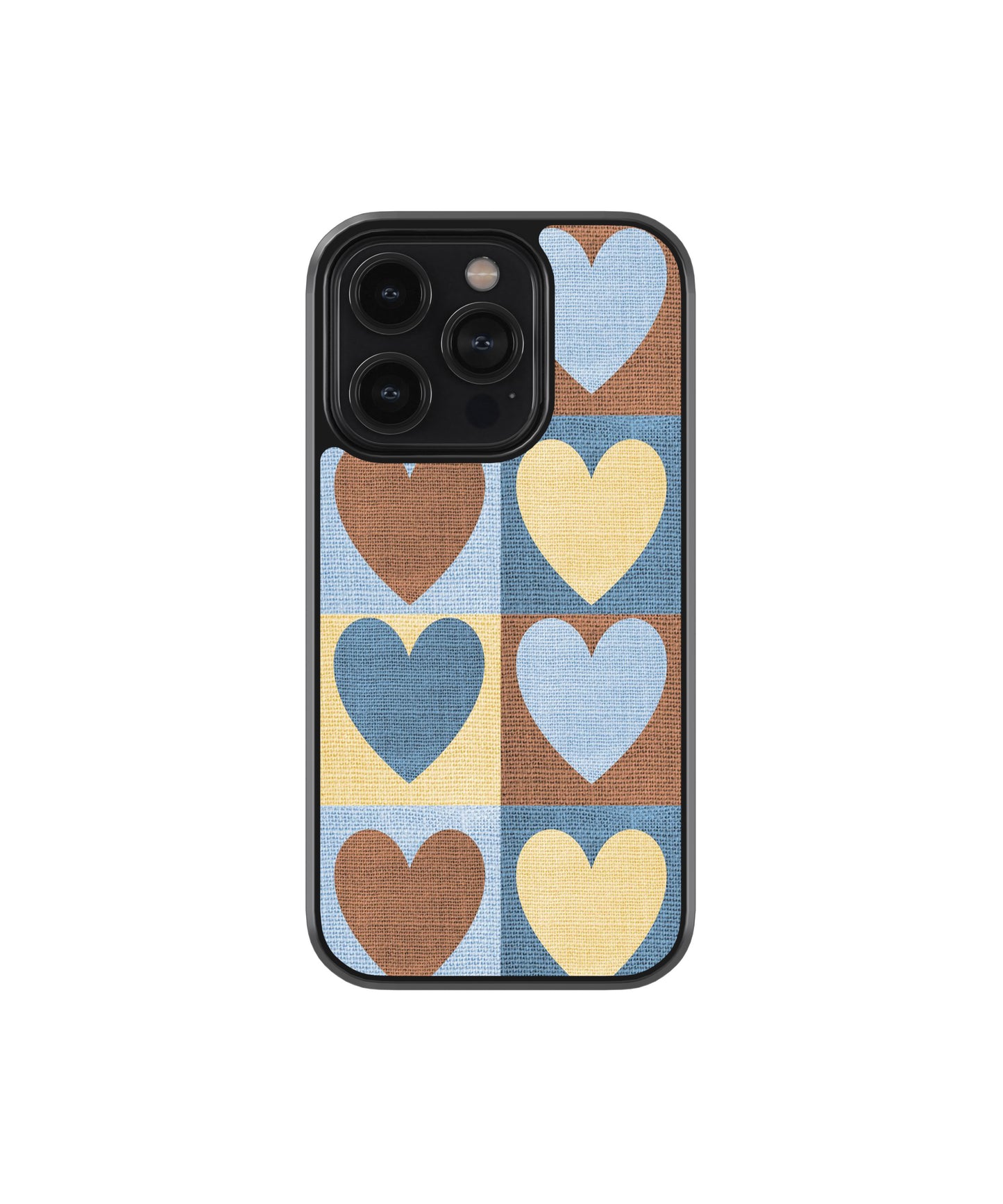 Patchwork Heart Phone Case