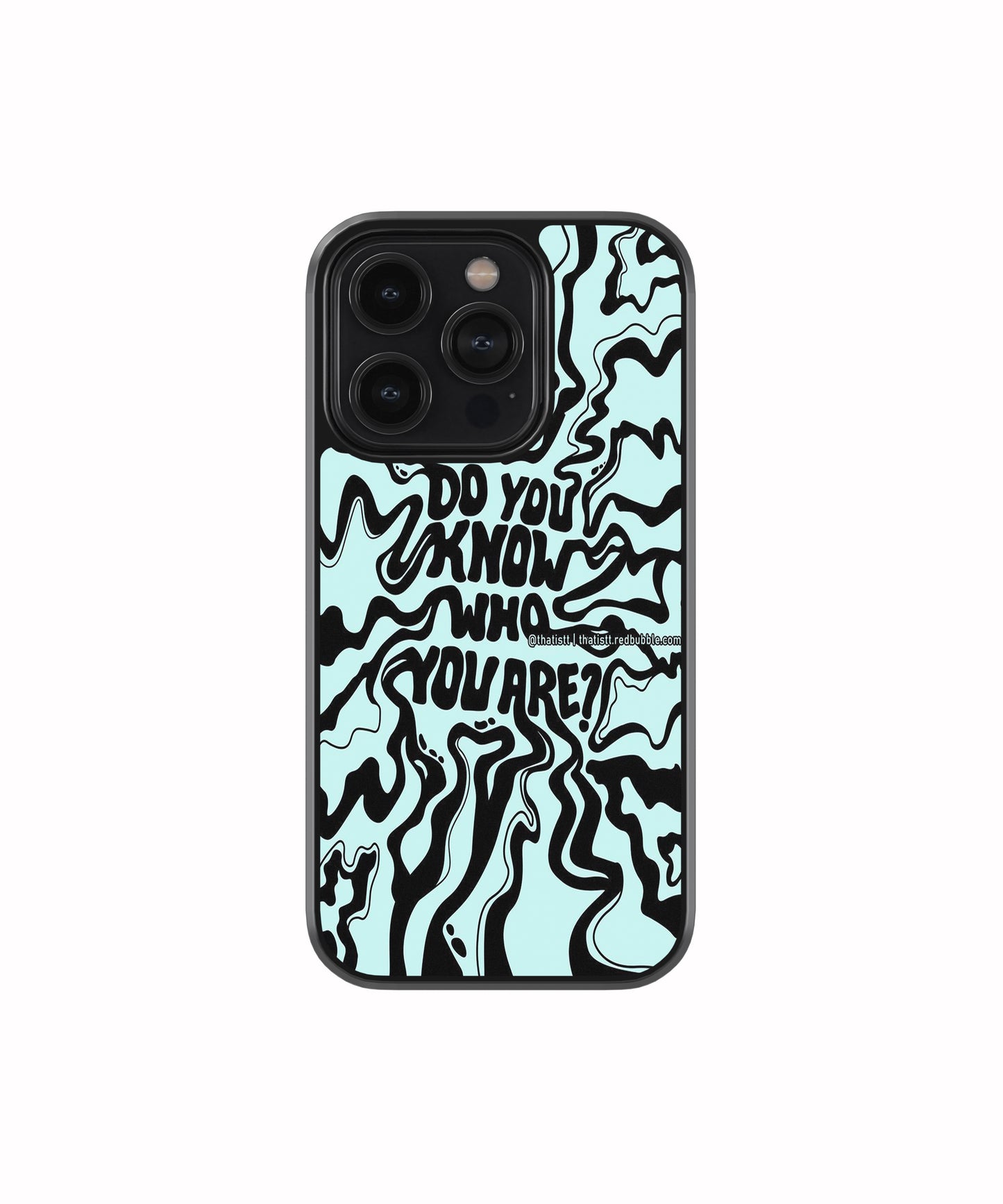 Do You Know Who You Are? Trippy Core phone case