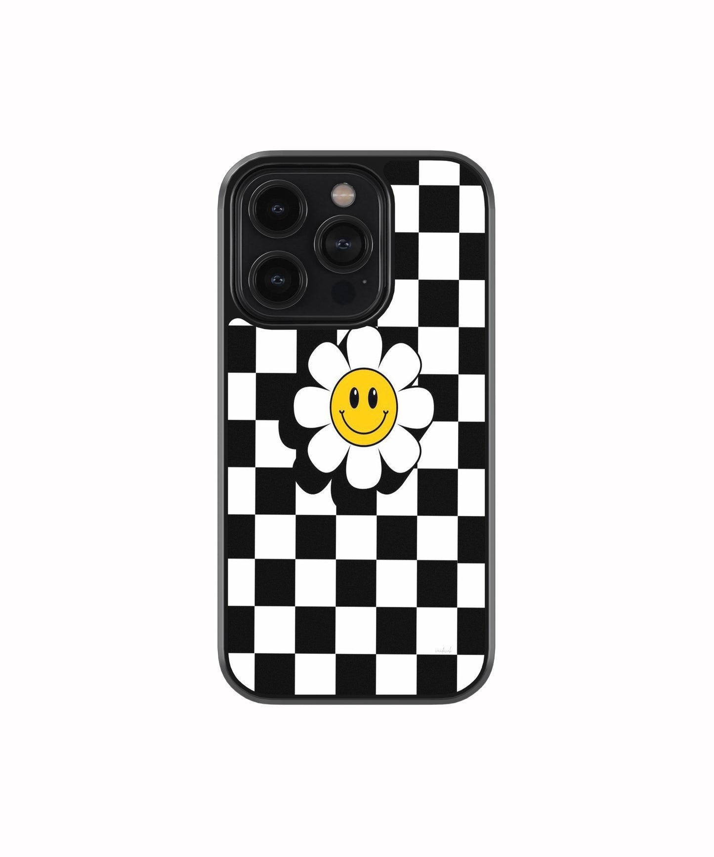 Checkered Smiley Minimal Core phone case