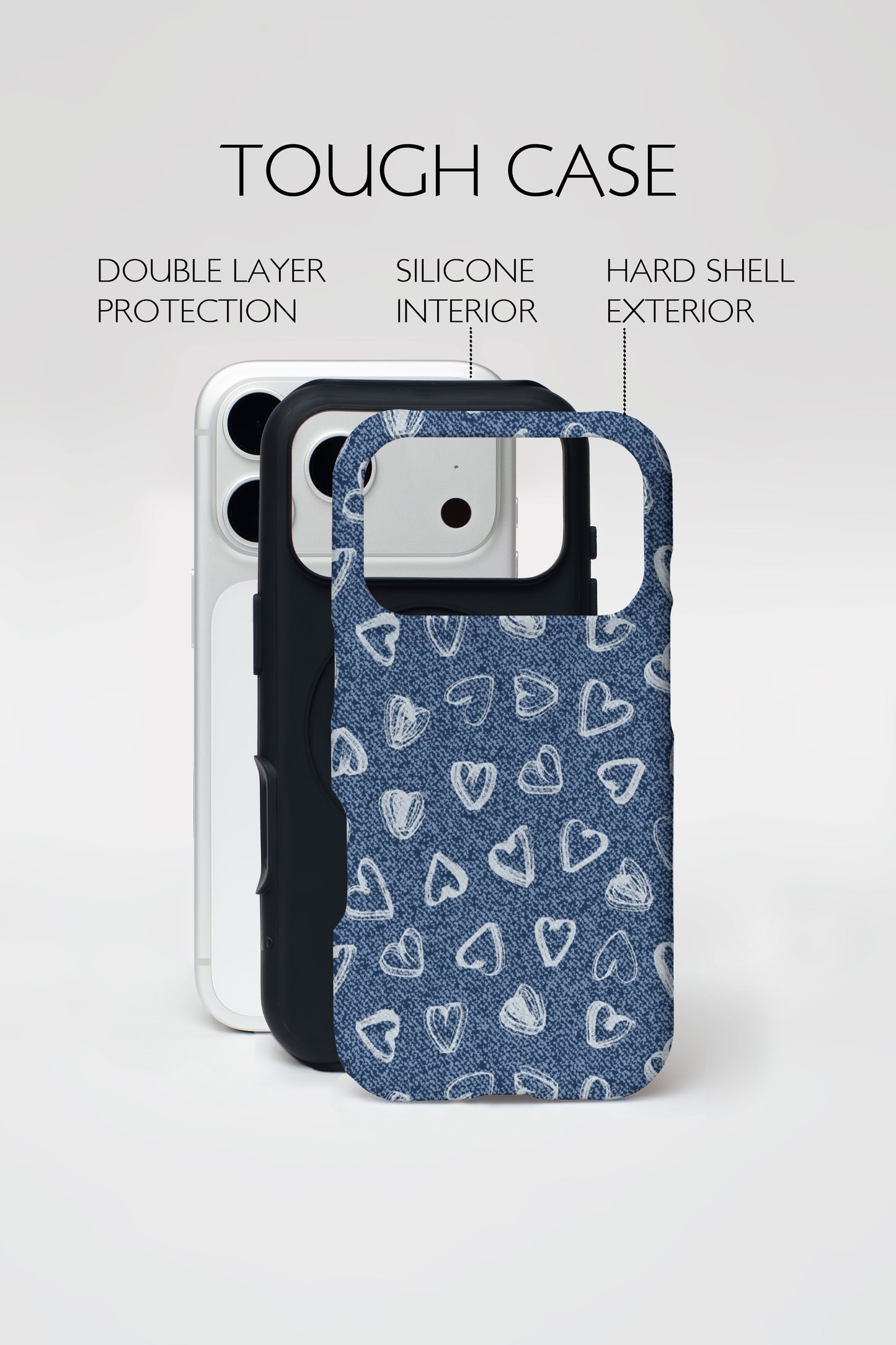 Denim Love Phone Case.