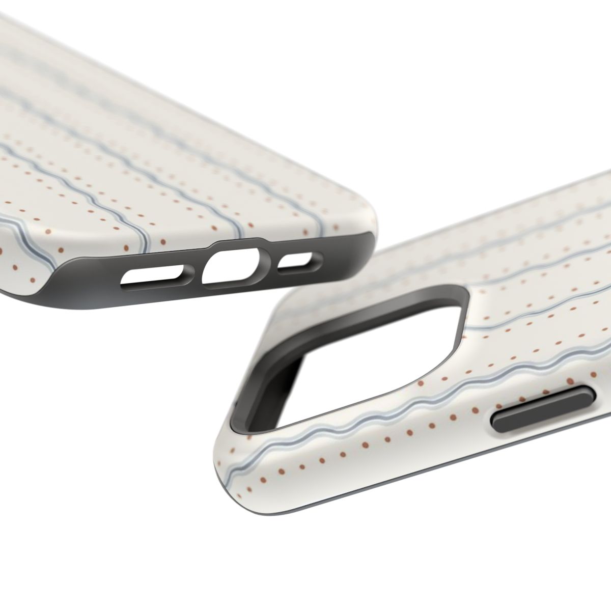 Neutral Stripe Aesthetic Phone Case.