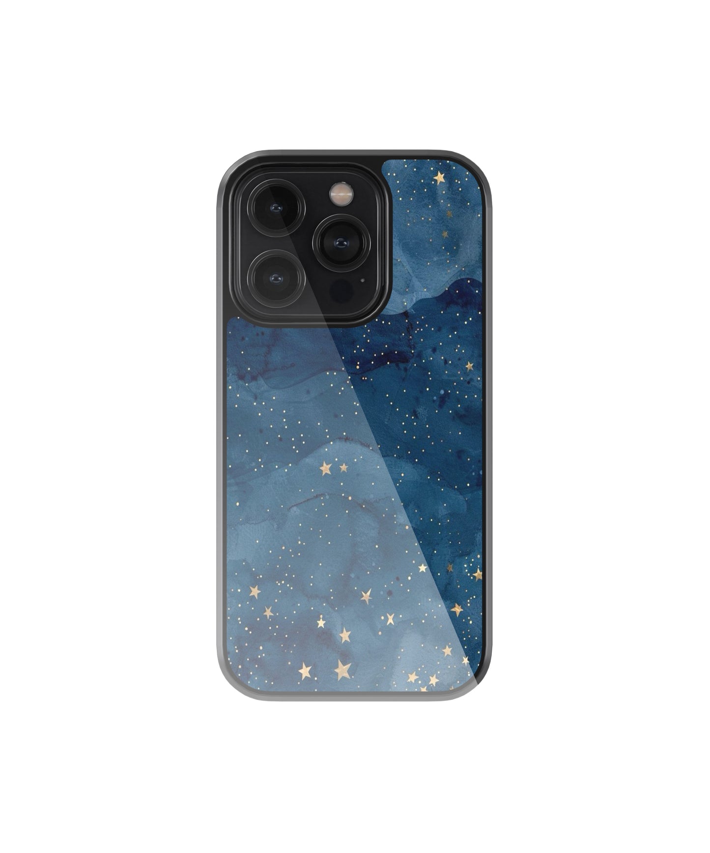 Dark Blue Star Galaxy Phone Case.