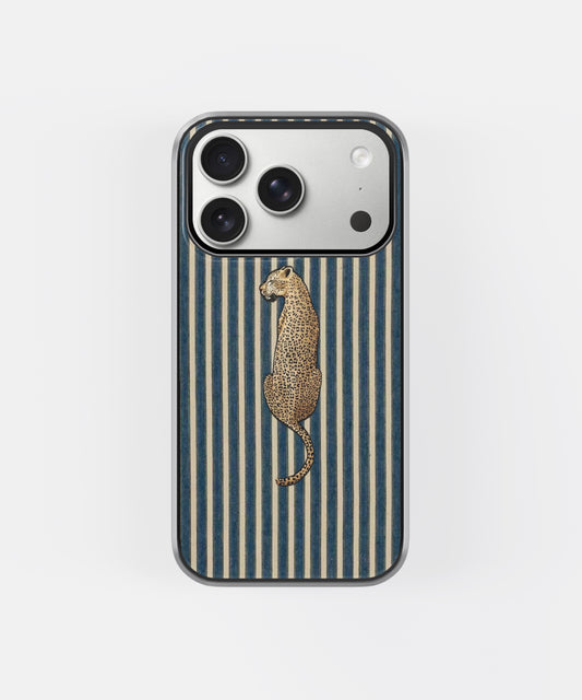 Vintage Leopard Stripe Core Phone Case.