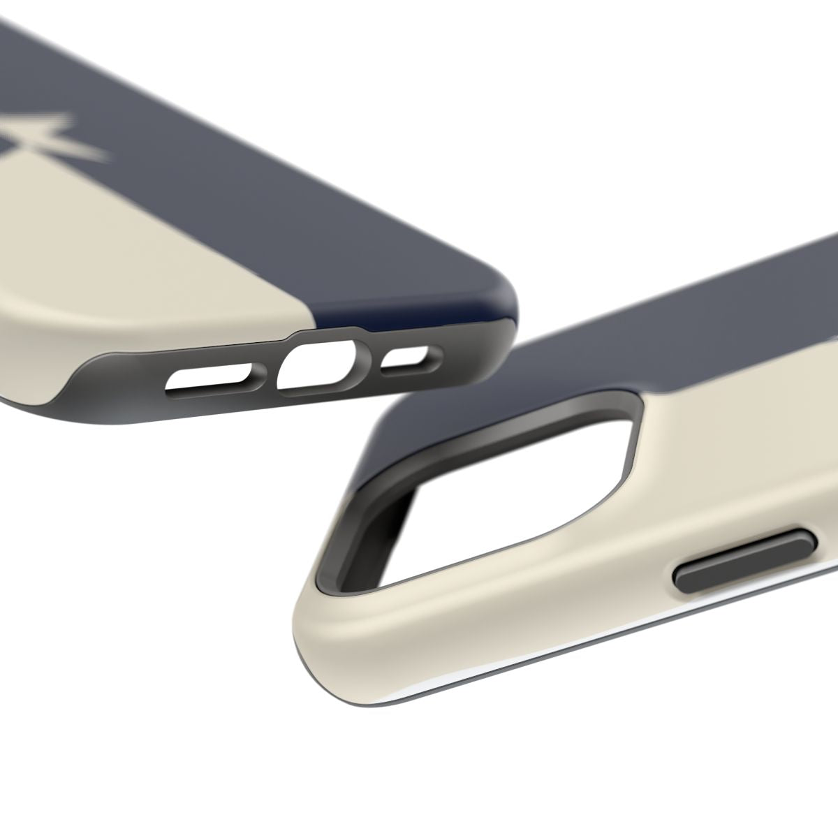 Minimal Split Color Star Phone Case.