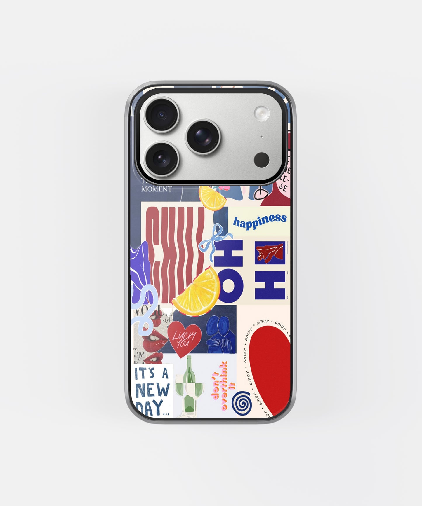 Retro Mix Collage Phone Case.