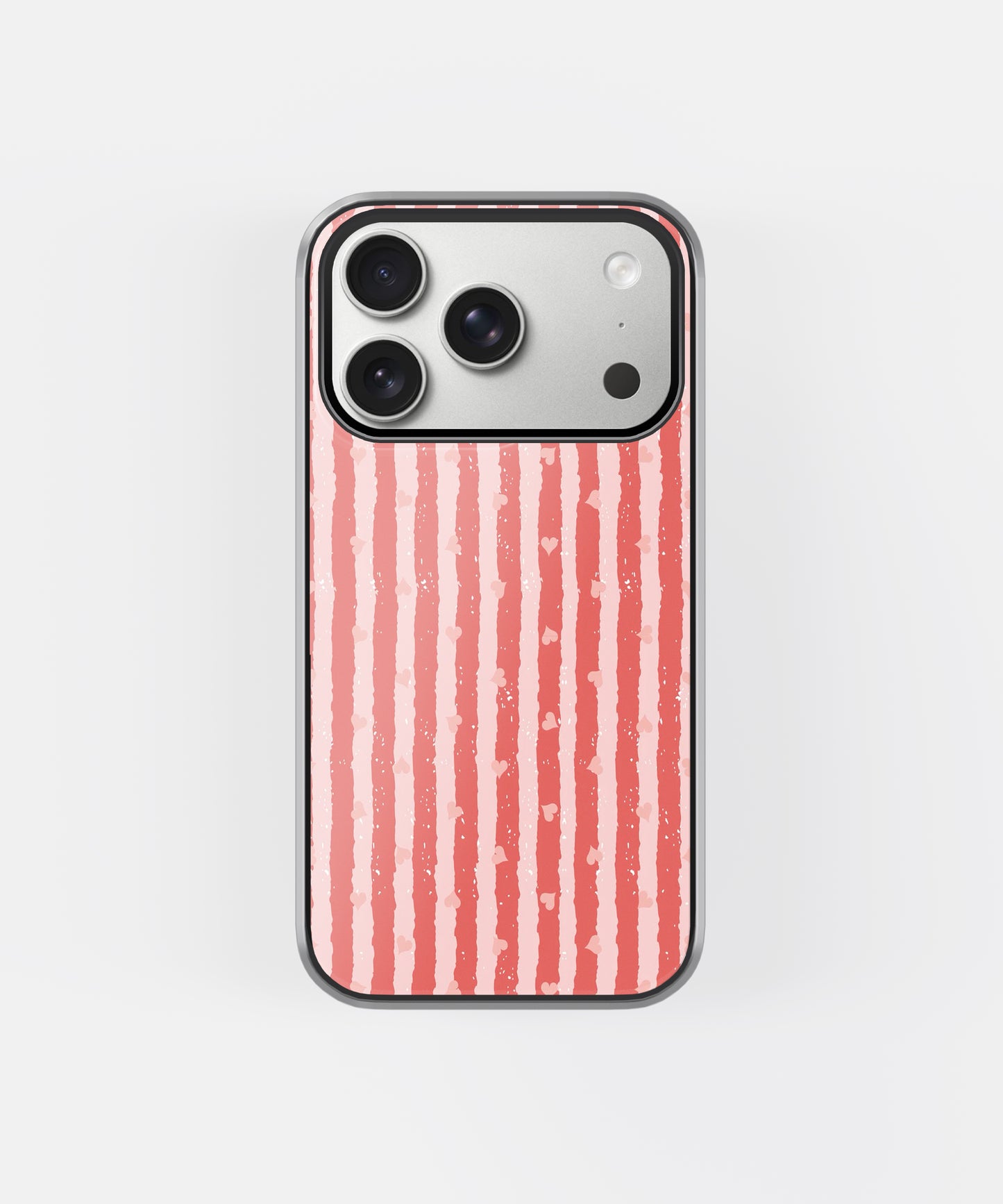 Candy Stripe Hearts Phone Case.