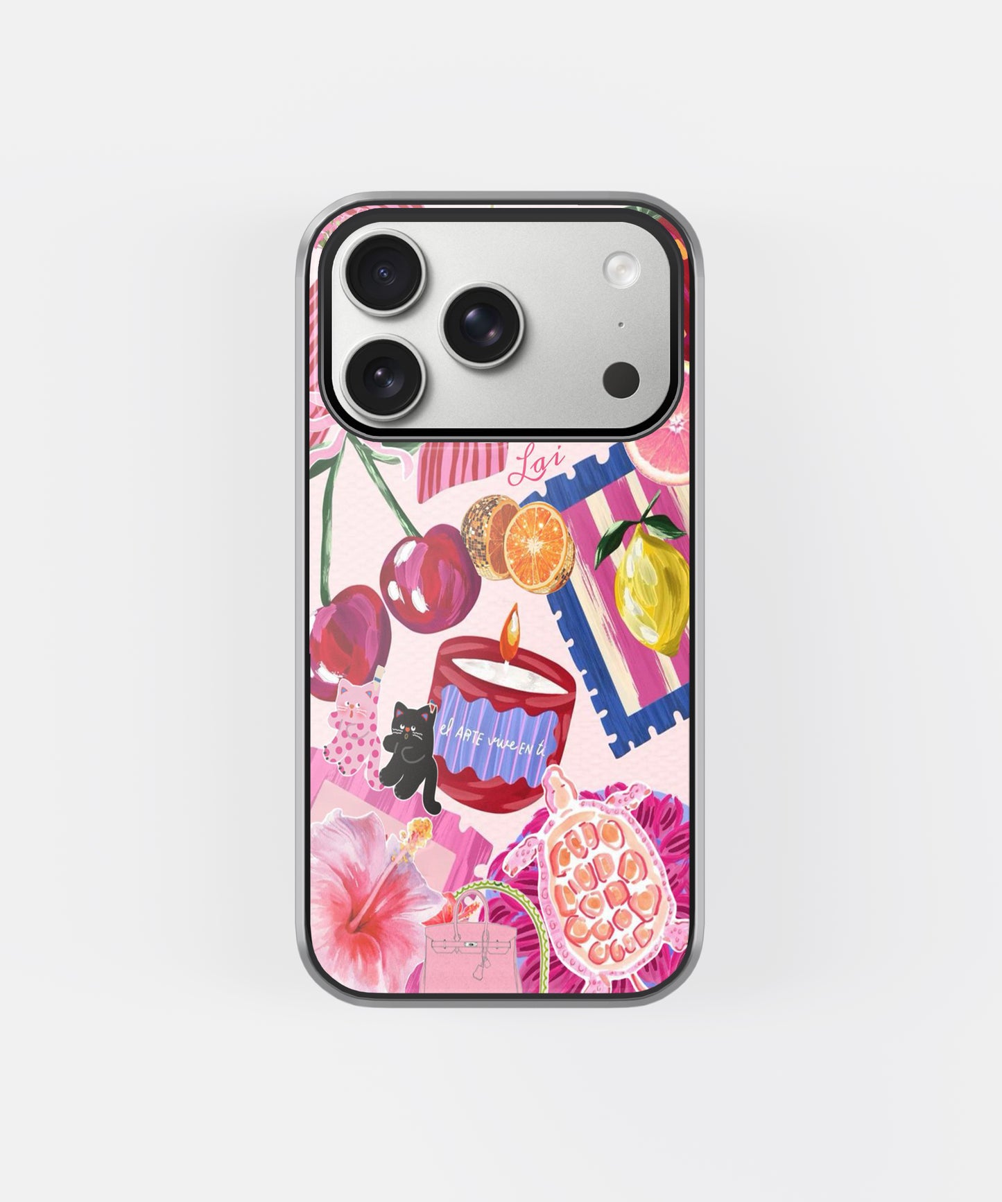 Cherry Lei Glow Phone Case.