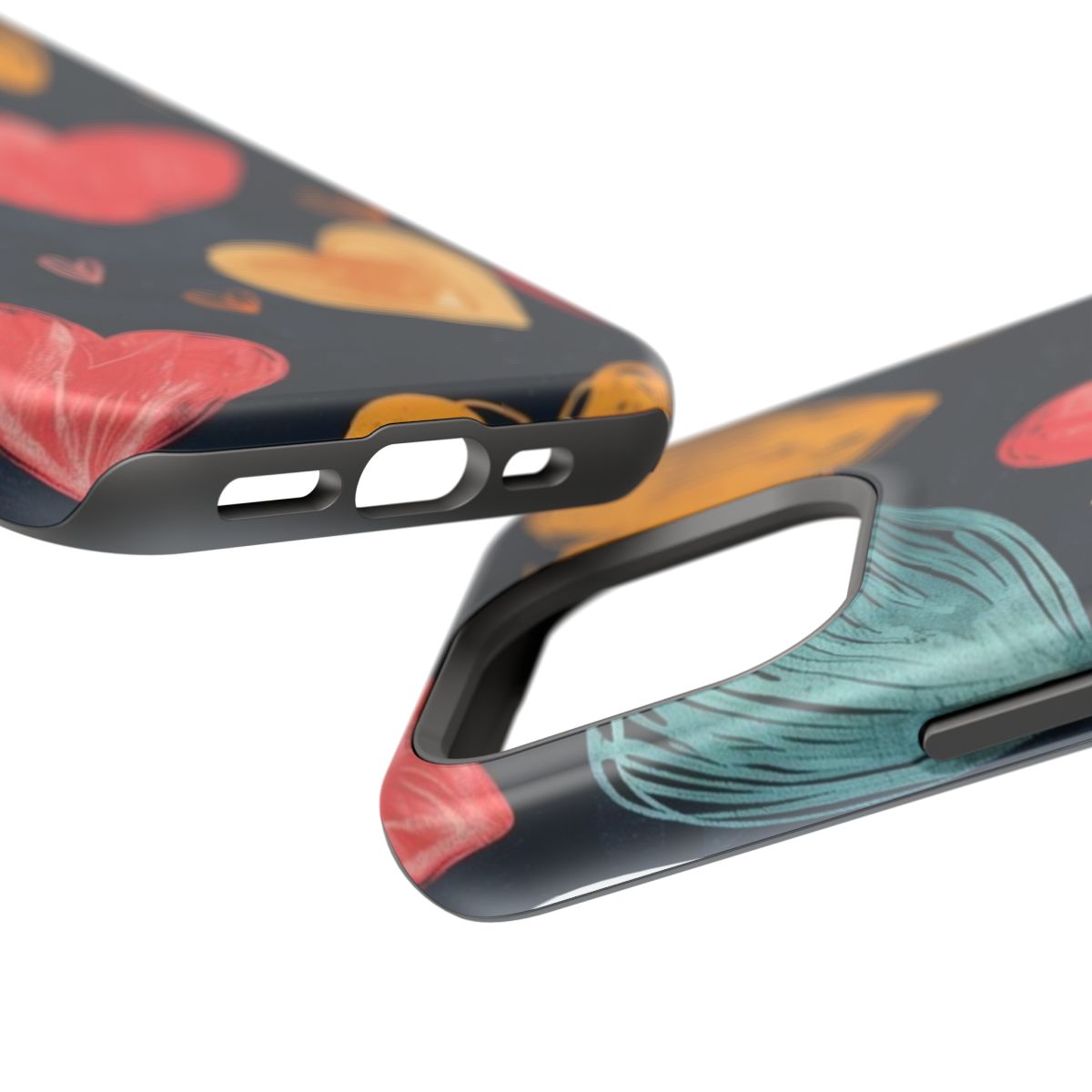 Artsy Heart Night Phone Case.