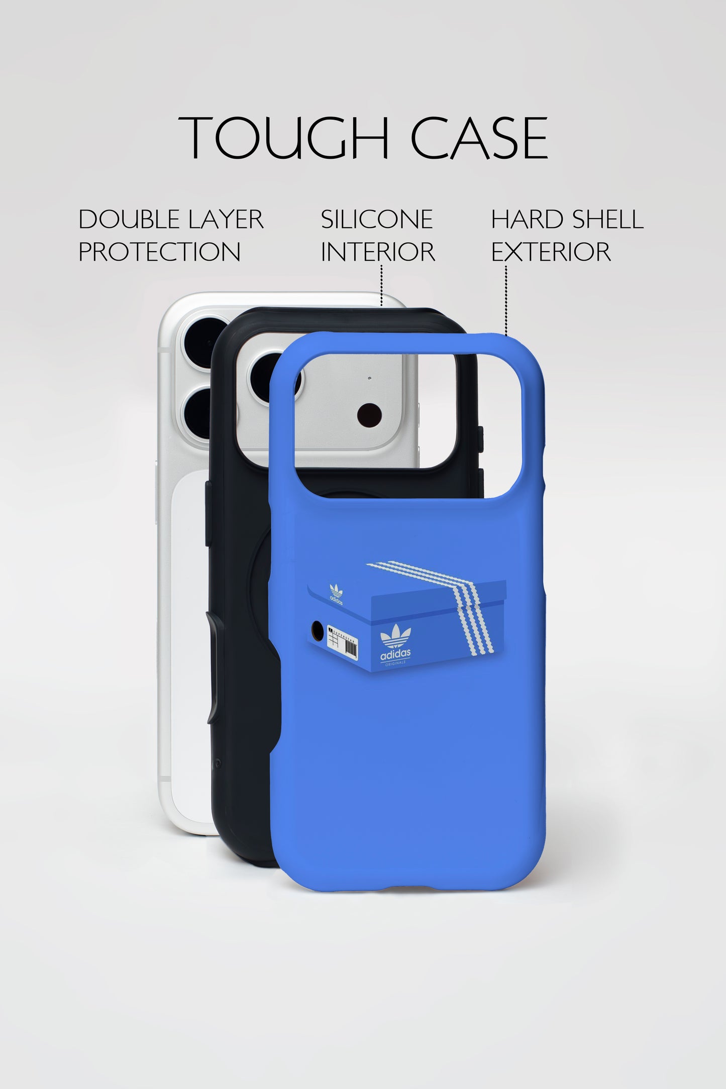 Blue Sneaker Box Armoured Phone Case.