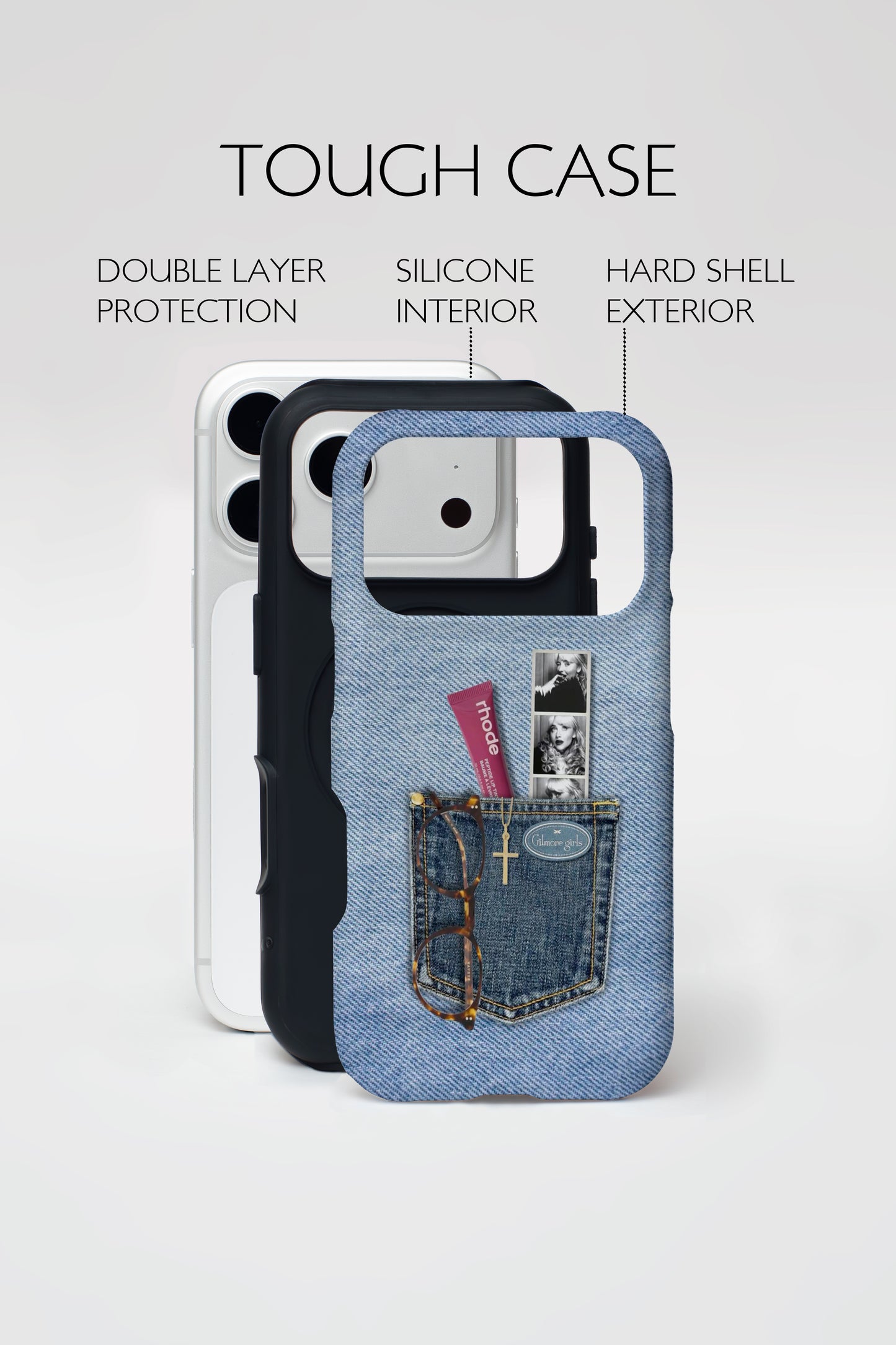 Denim Pocket Classic Armoured Phone Case.