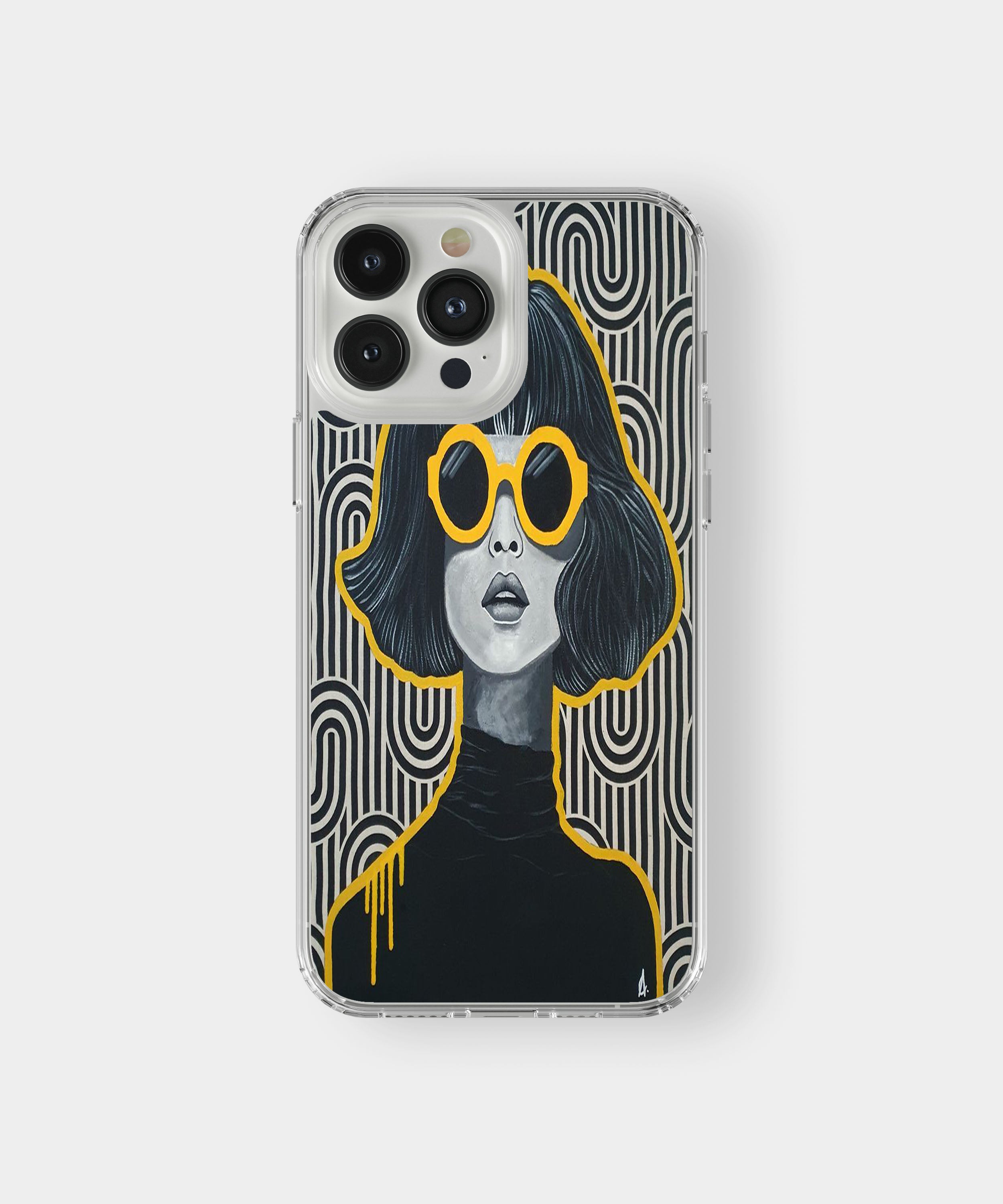 Retro Girl Phone Case.