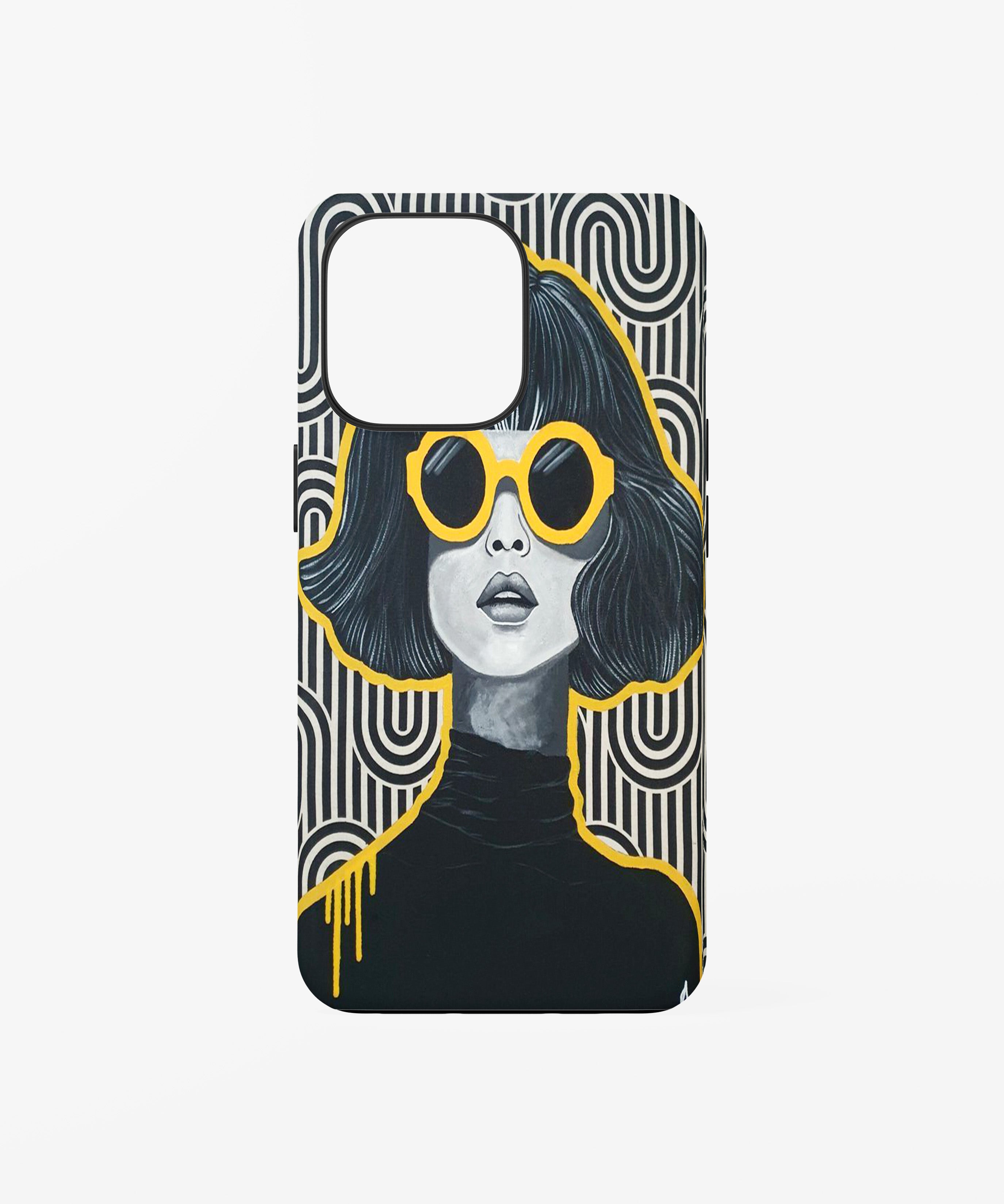 Retro Girl Phone Case.