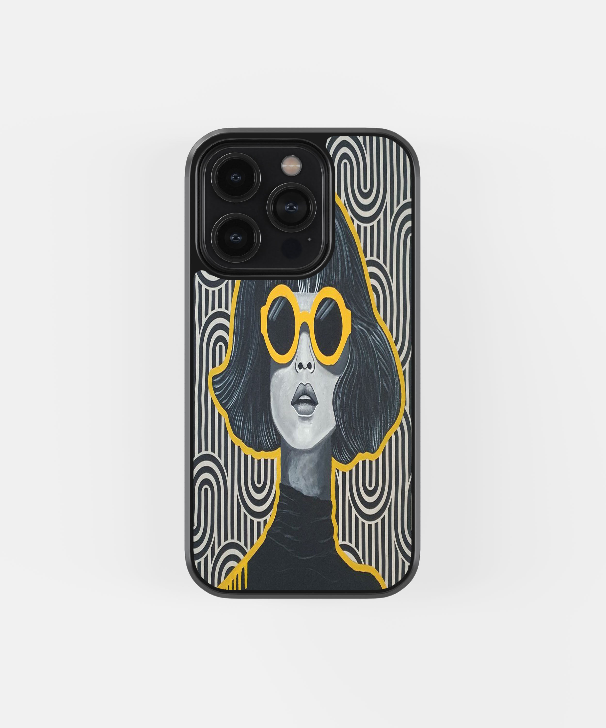 Retro Girl Phone Case.