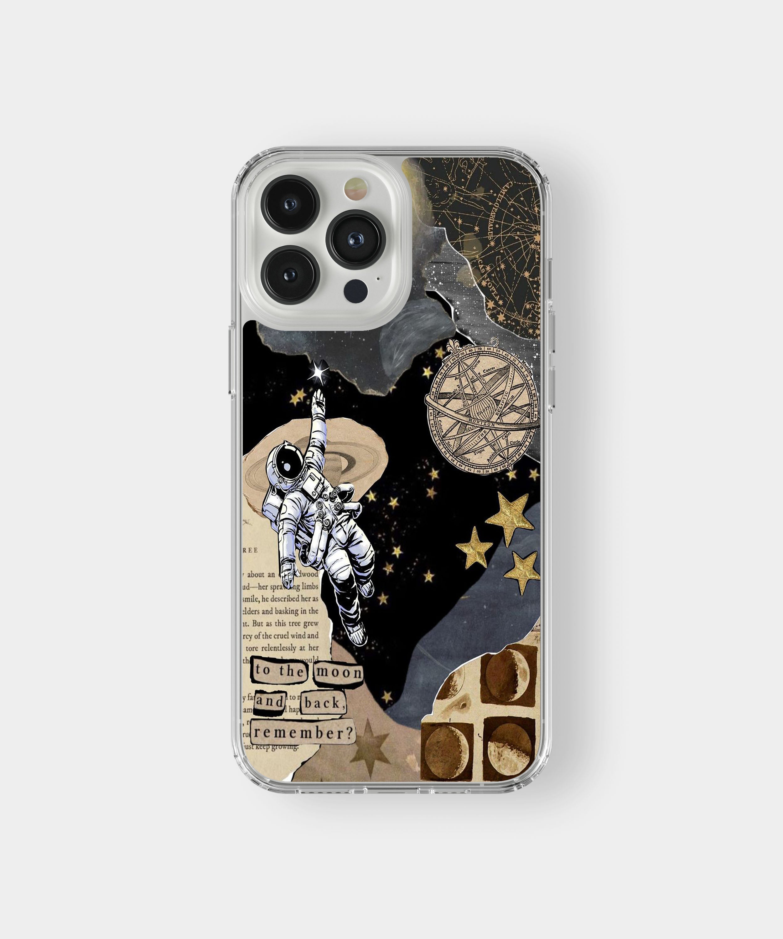 Space Moon Stars Phone Case.