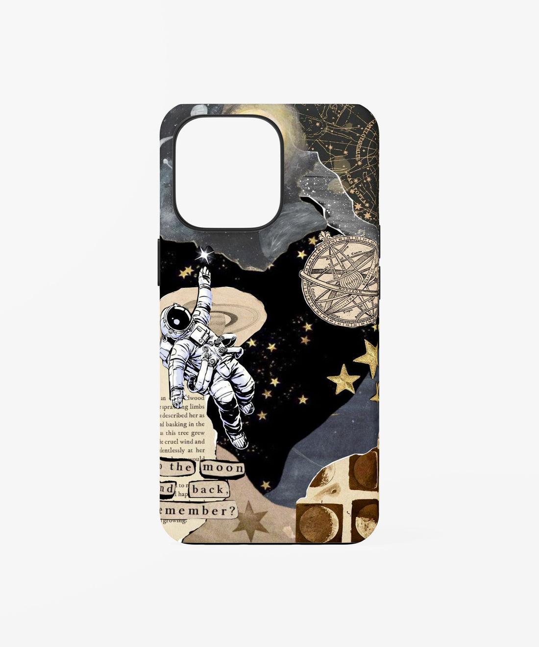 Space Moon Stars Phone Case.