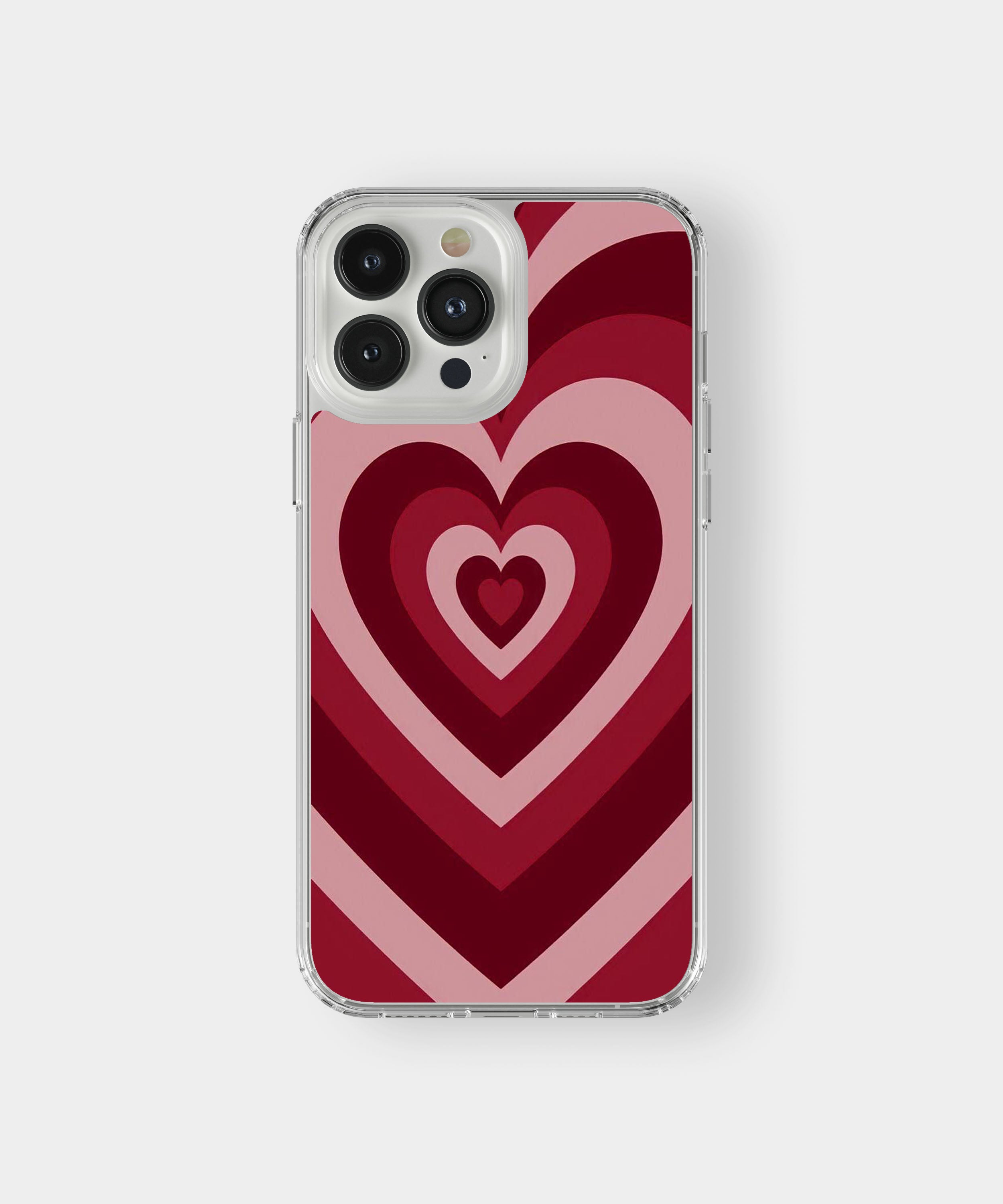 Retro Heart Pattern Phone Case.