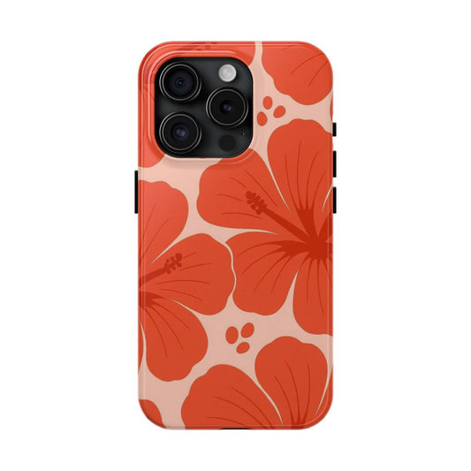 Tropical Hibiscus Summer Pop Phone Case.