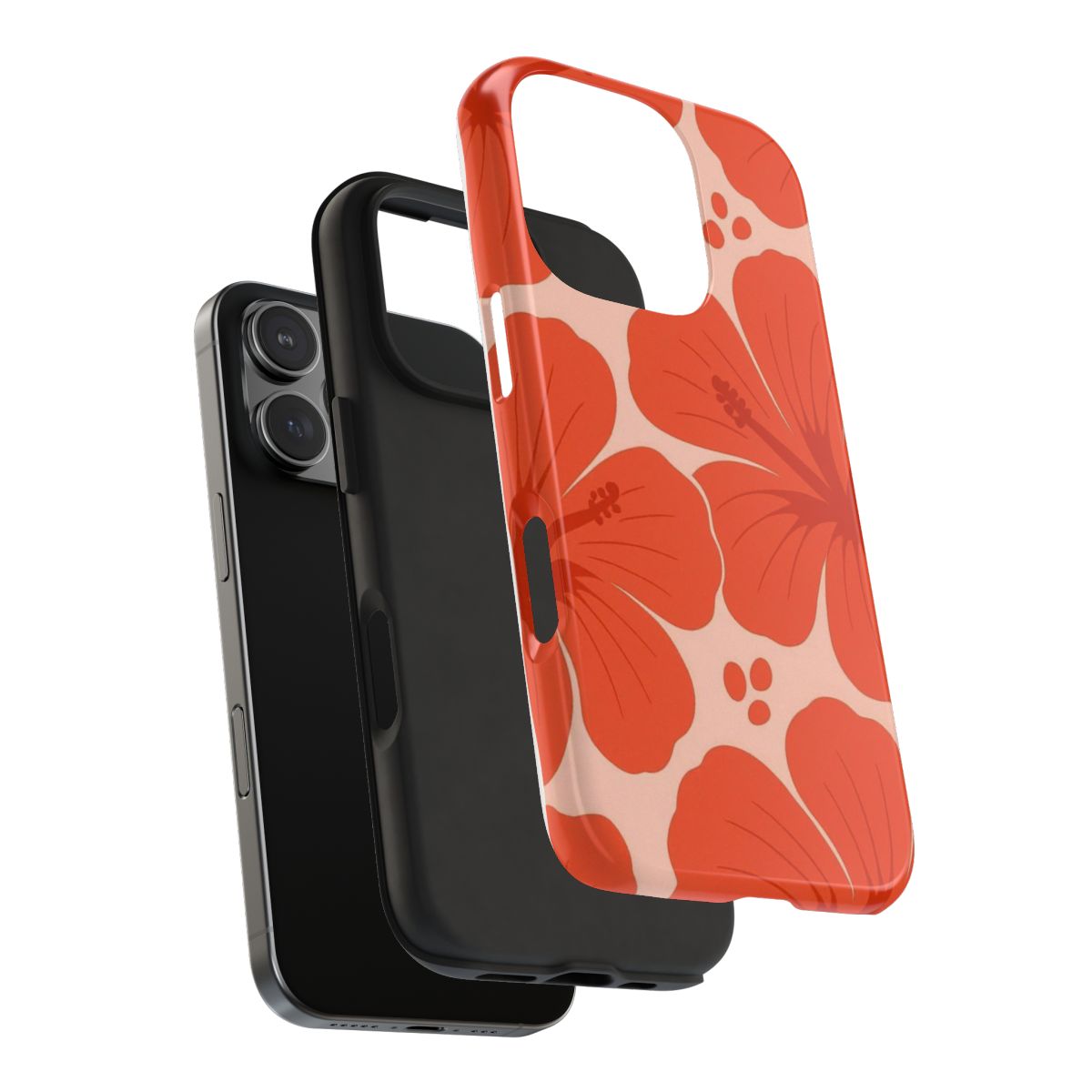 Tropical Hibiscus Summer Pop Phone Case.