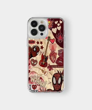 Rock Heart Comic Phone Case.