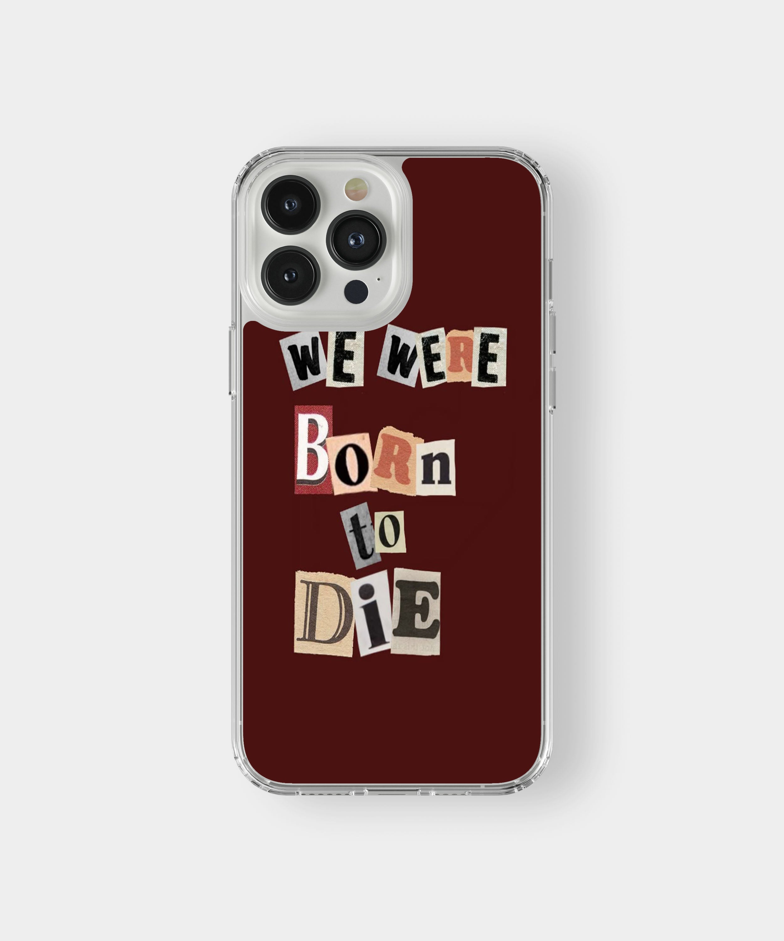 Born to Die Vintage Typography Phone Case.