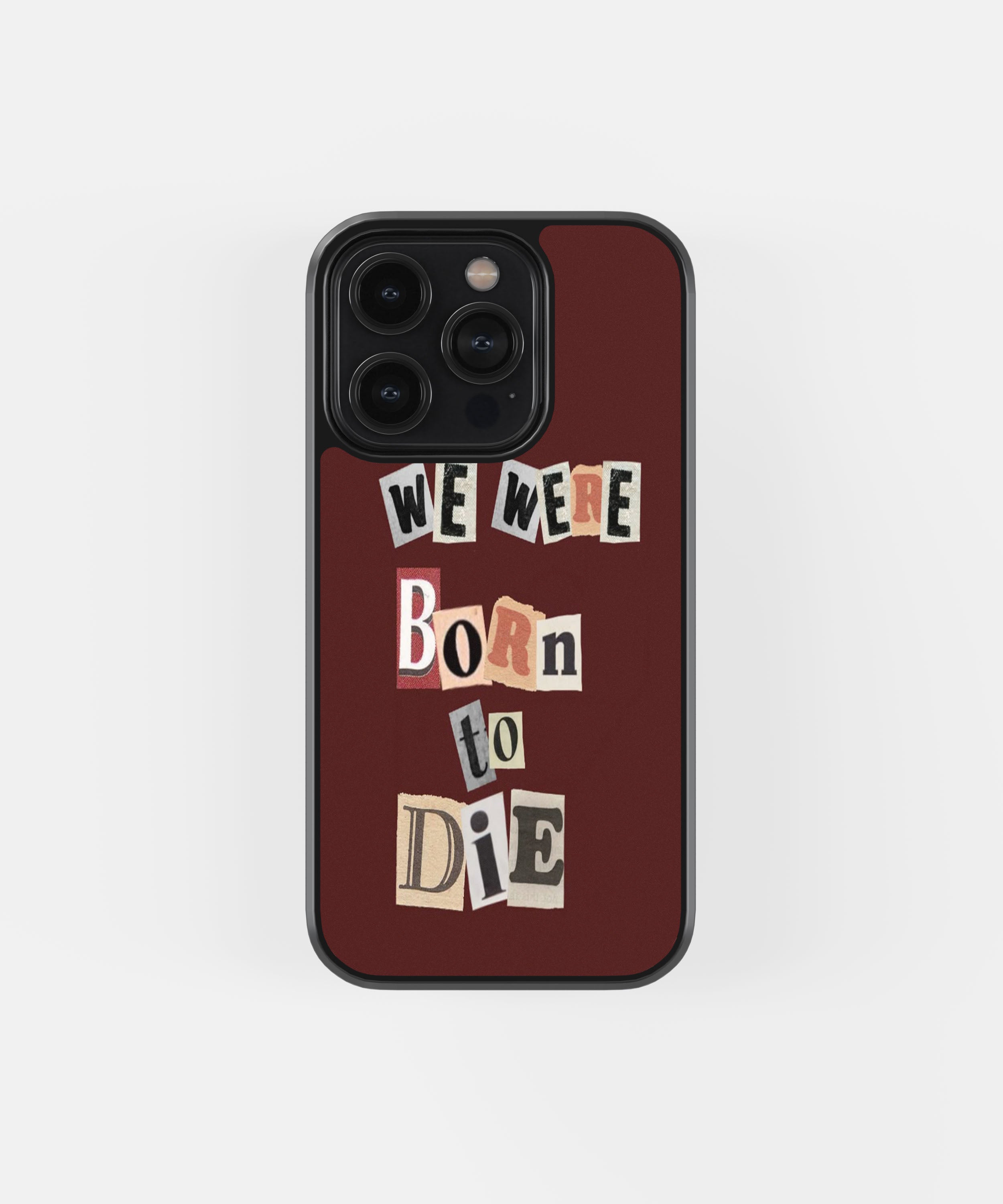 Born to Die Vintage Typography Phone Case.