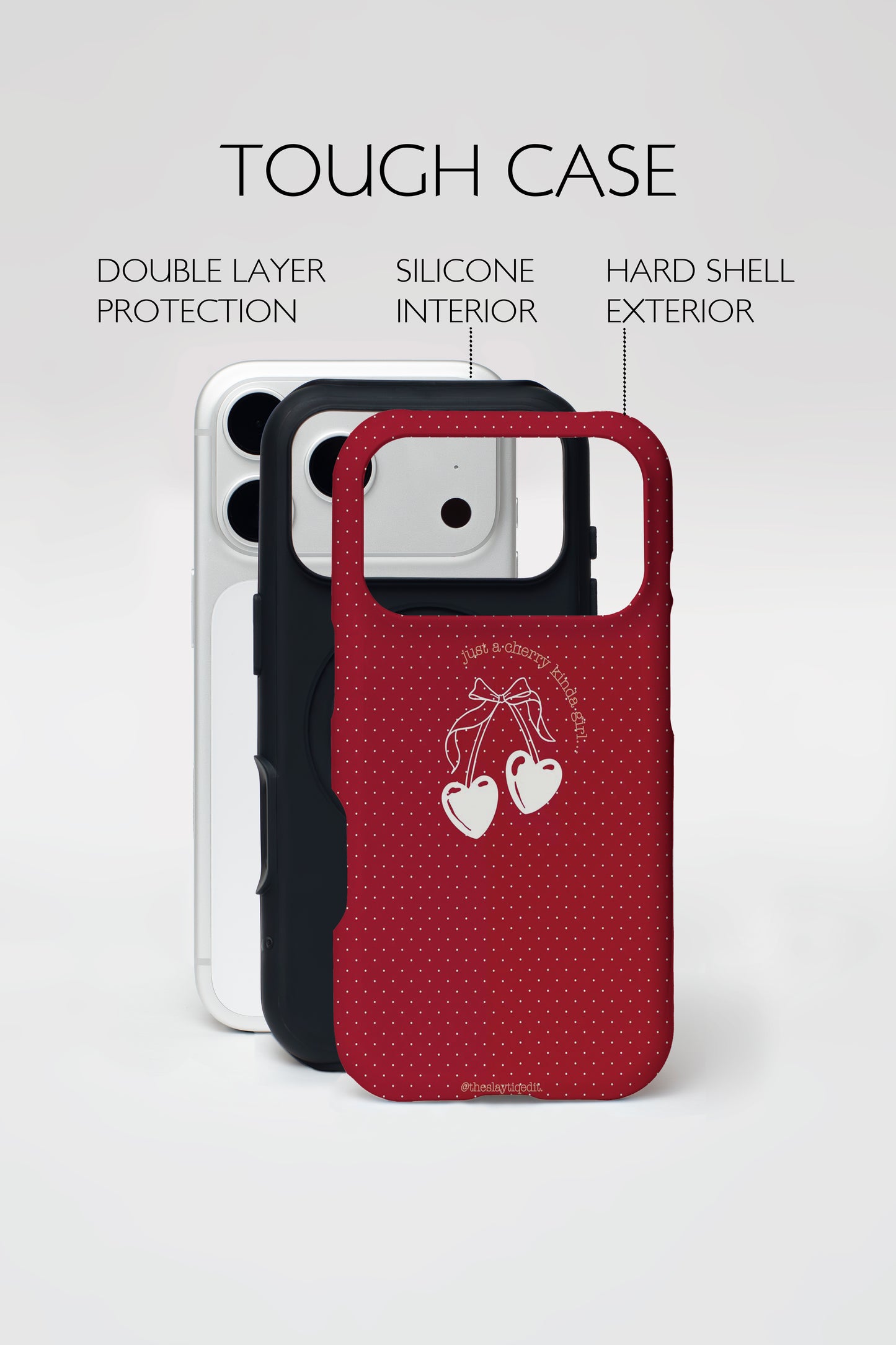 Cherry Girl Armoured Phone Case.