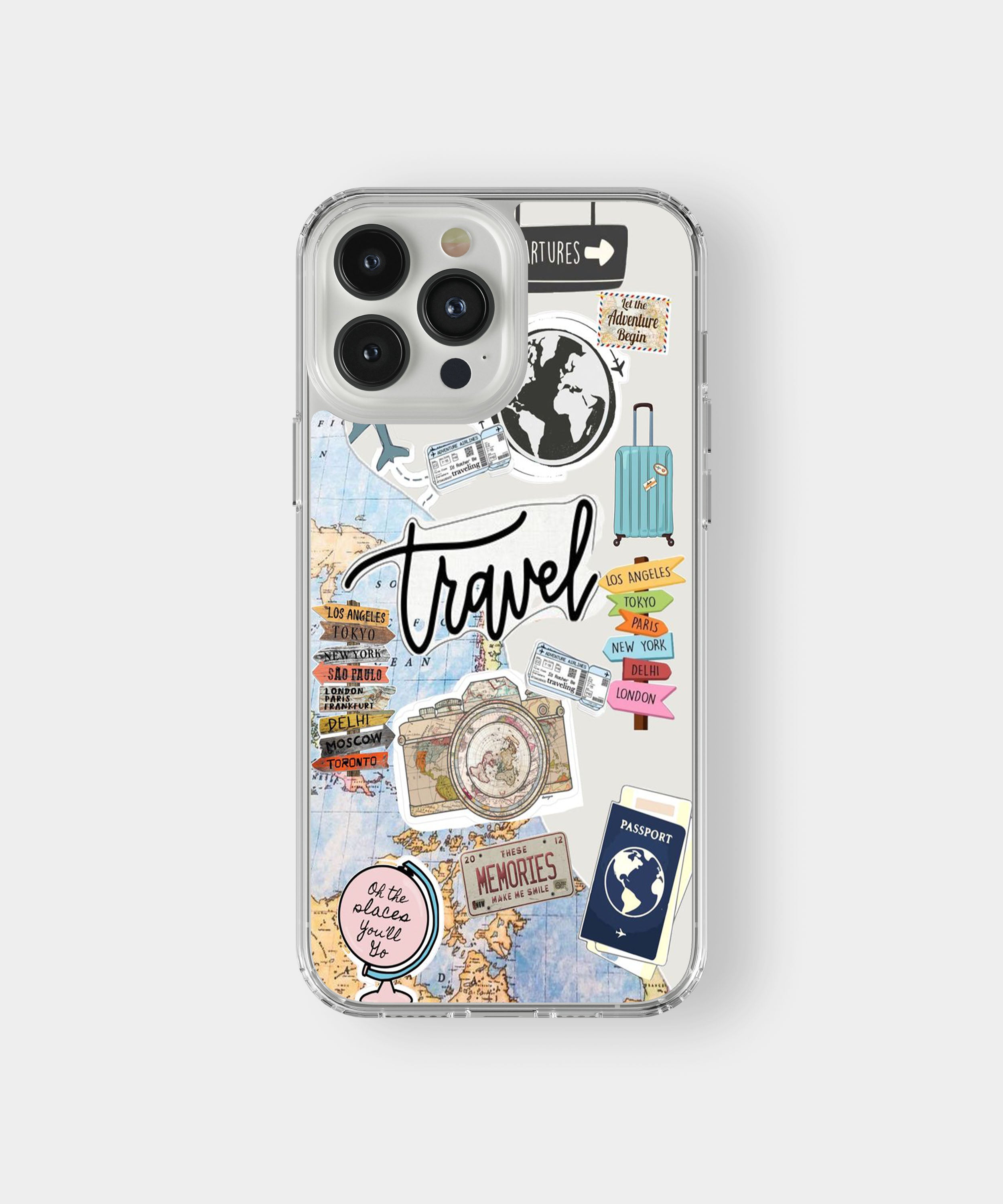 Vintage World Map Phone Case.