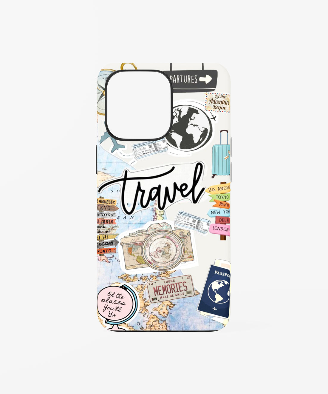 Vintage World Map Phone Case.