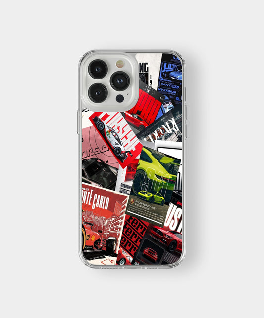 Supercar Collage Phone Case.
