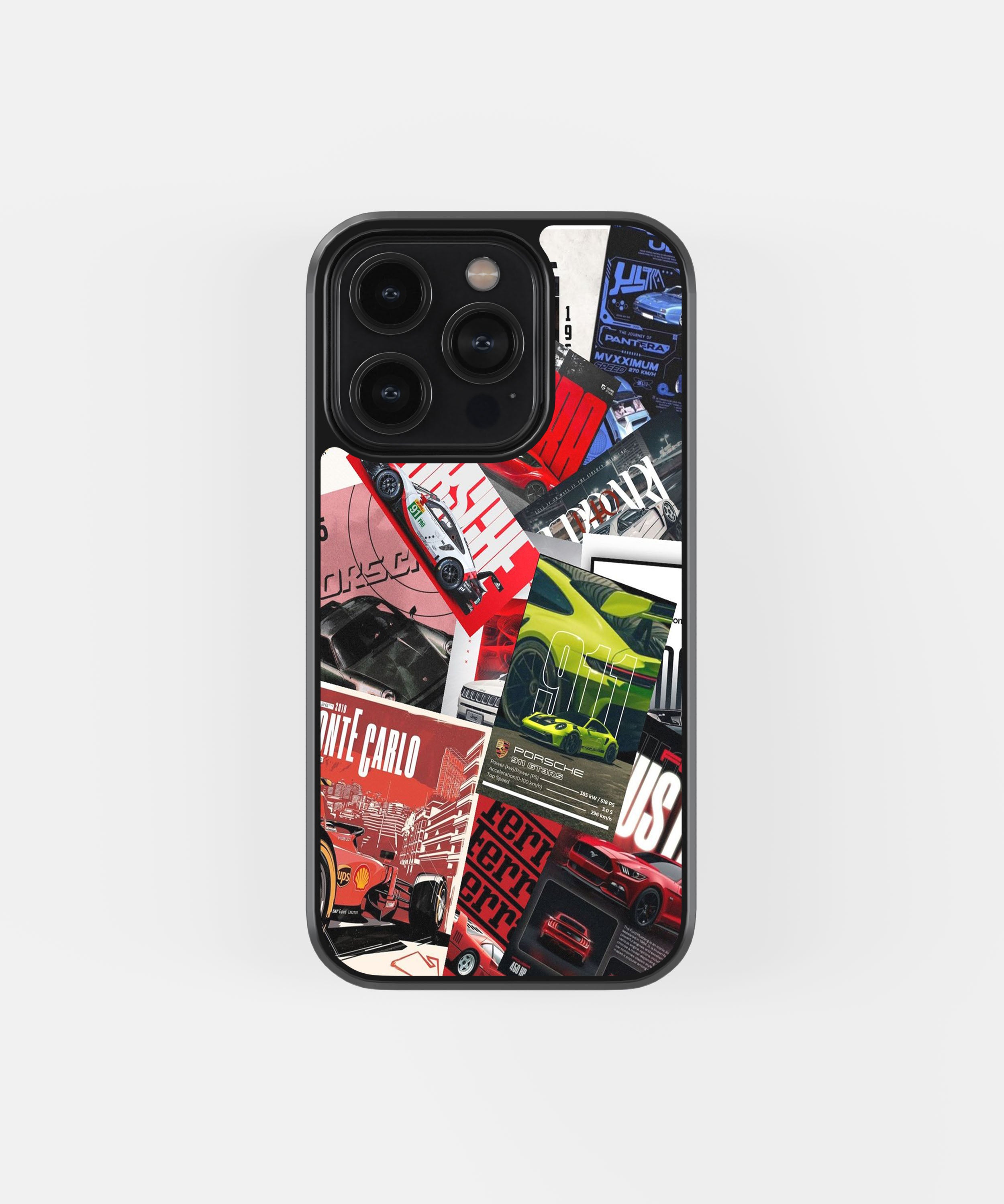 Supercar Collage Phone Case.