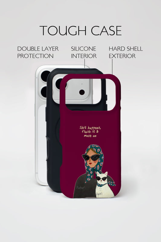 Cool Mom Energy Armoured Phone Case.
