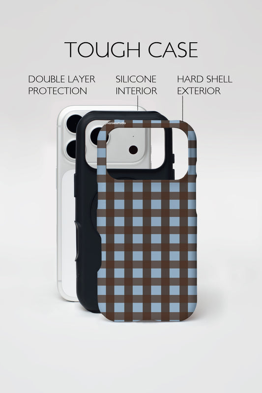 Cocoa Check Armoured Phone Case.