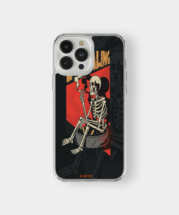 Smoking Skeleton Phone Case