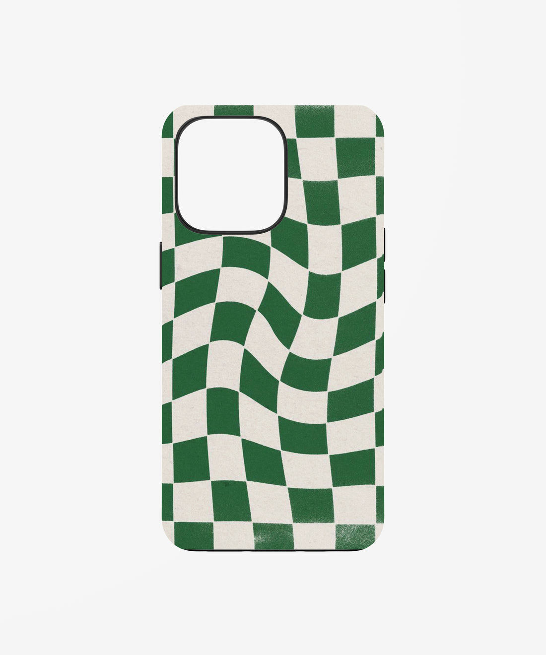 Green Wavy Checkerboard Phone Case