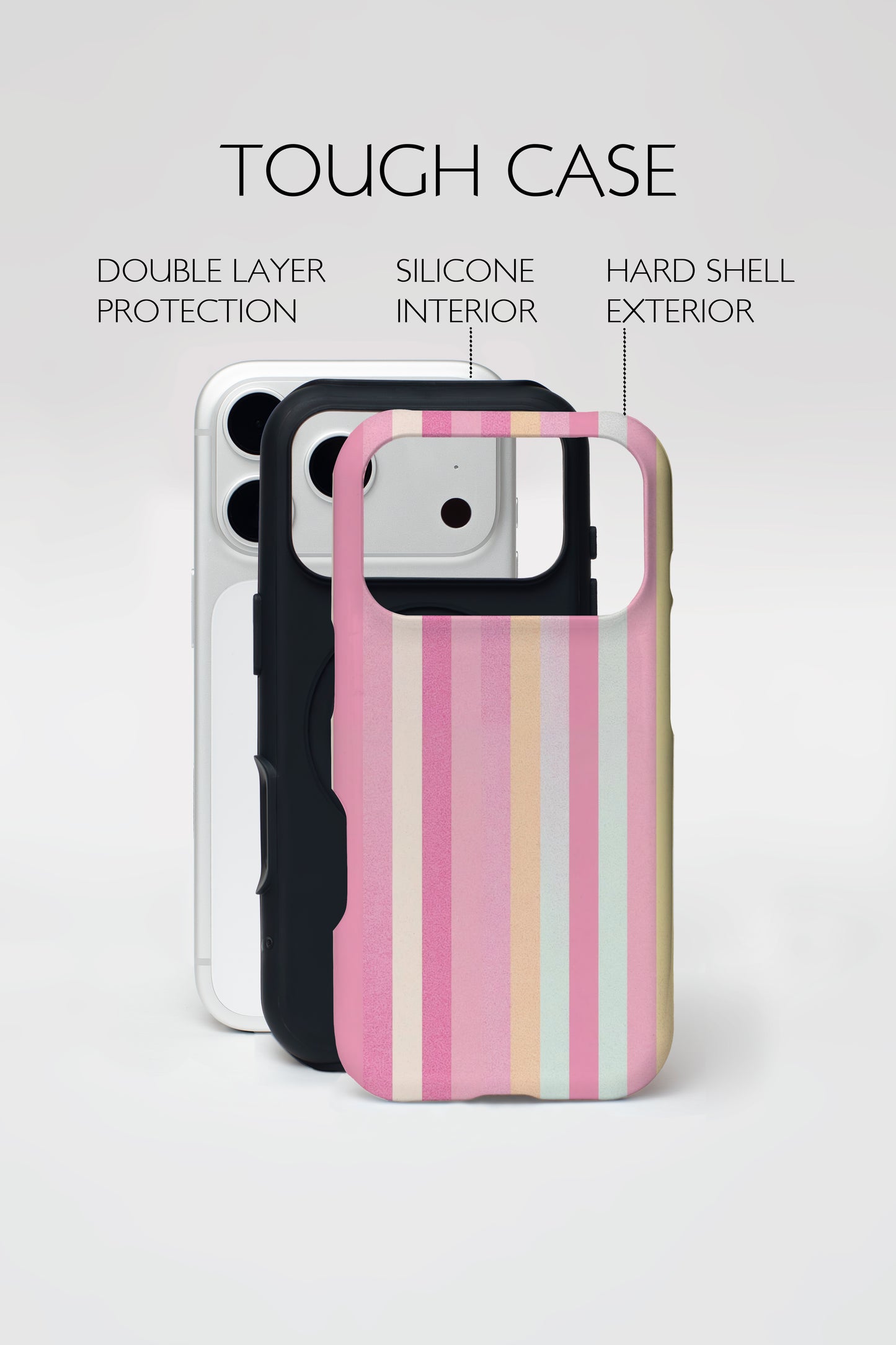 Candy Stripe Armoured Phone Case.