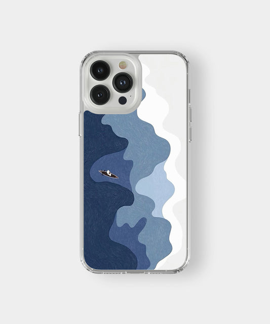 Abstract Ocean Waves Phone Case