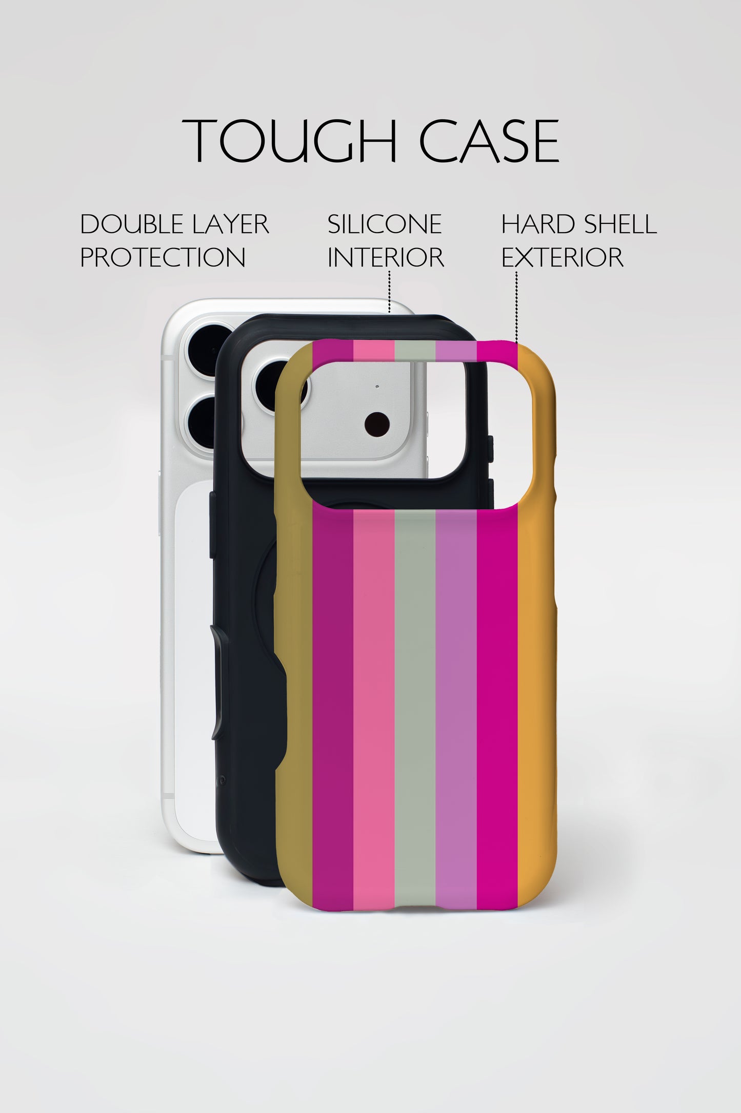 Sunset Stripe Armoured Phone Case.
