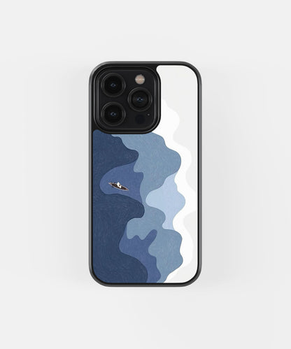 Abstract Ocean Waves Phone Case