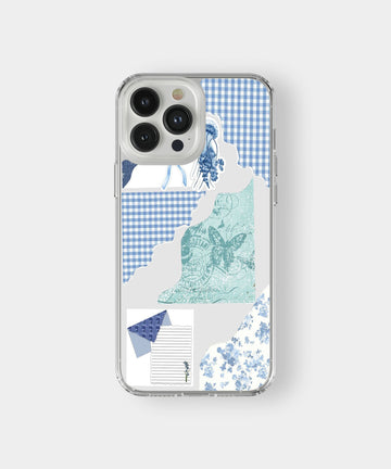 Blue Scrapbook Phone Case