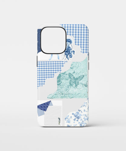 Blue Scrapbook Phone Case