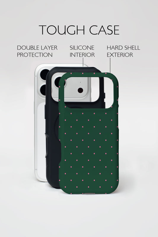 Pink Dot Forest Armoured Phone Case.