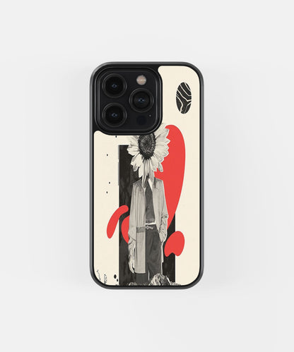 Surreal Flower Head Phone Case