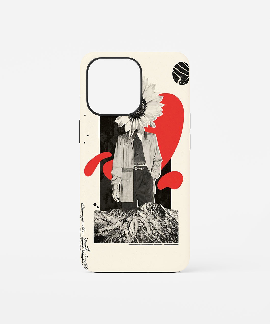 Surreal Flower Head Phone Case