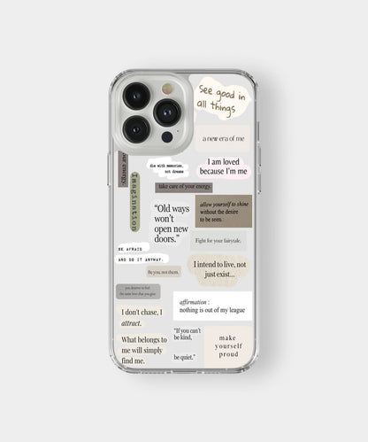 Positive Quotes Phone Case