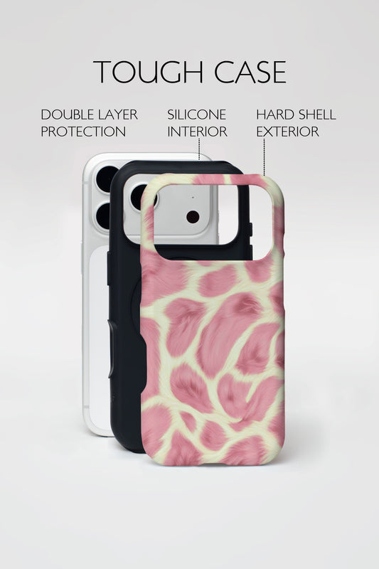 Pink Safari Armoured Phone Case.